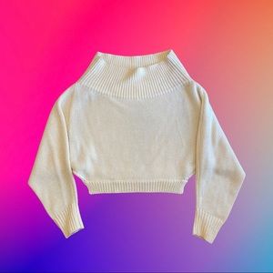 Knit over the shoulder sweater